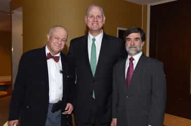 Dr. Compton Broders, Methodist Health System CEO Jim Scoggin, Dr. Ruben Velez